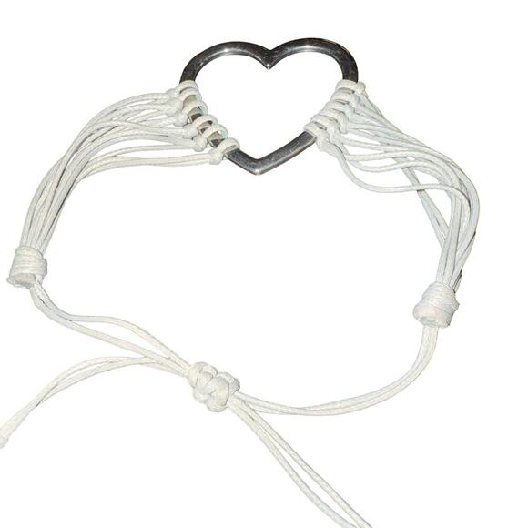 Paparazzi Playing With My Heartstrings Bracelet Gray - Picture 1 of 3